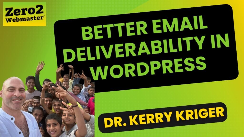 Better Email Deliverability In WordPress - YouTube Thumbnail