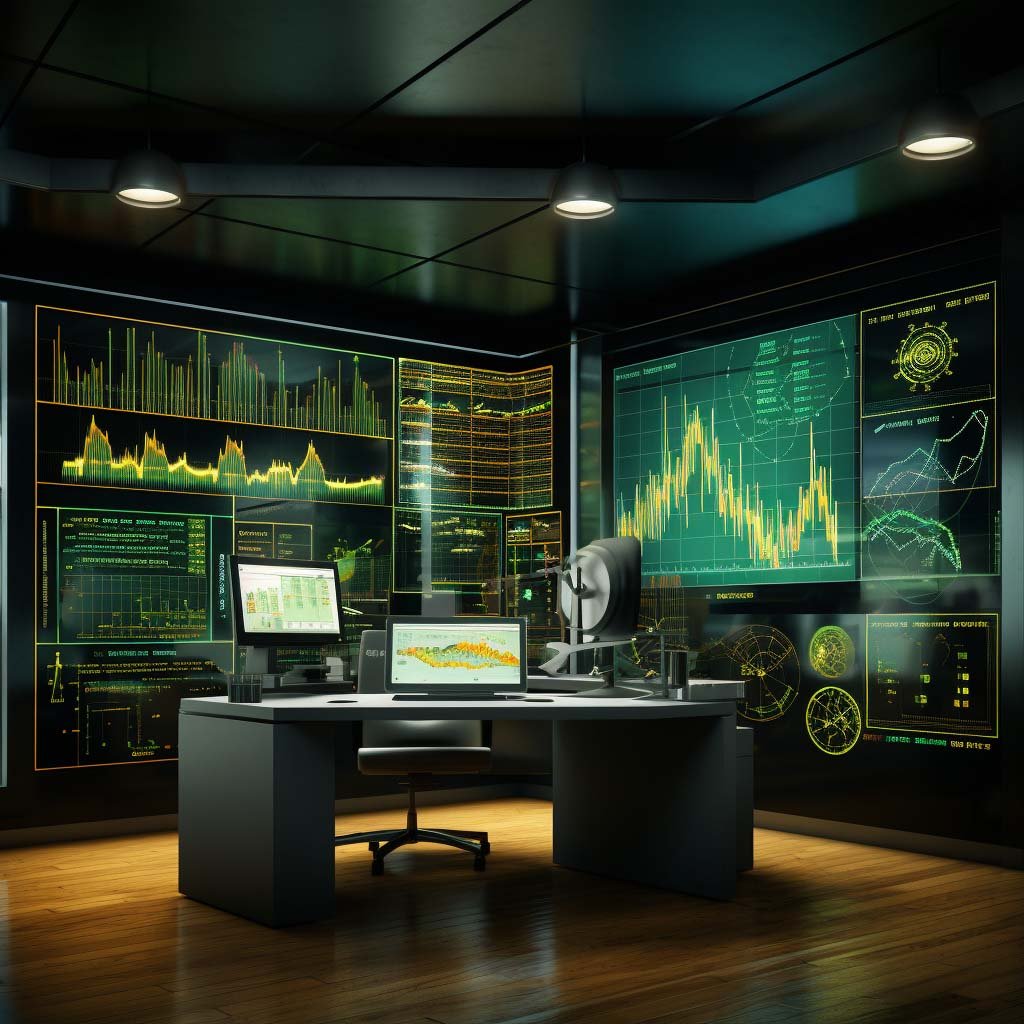 Z2W Stock Market - Midjourney Art